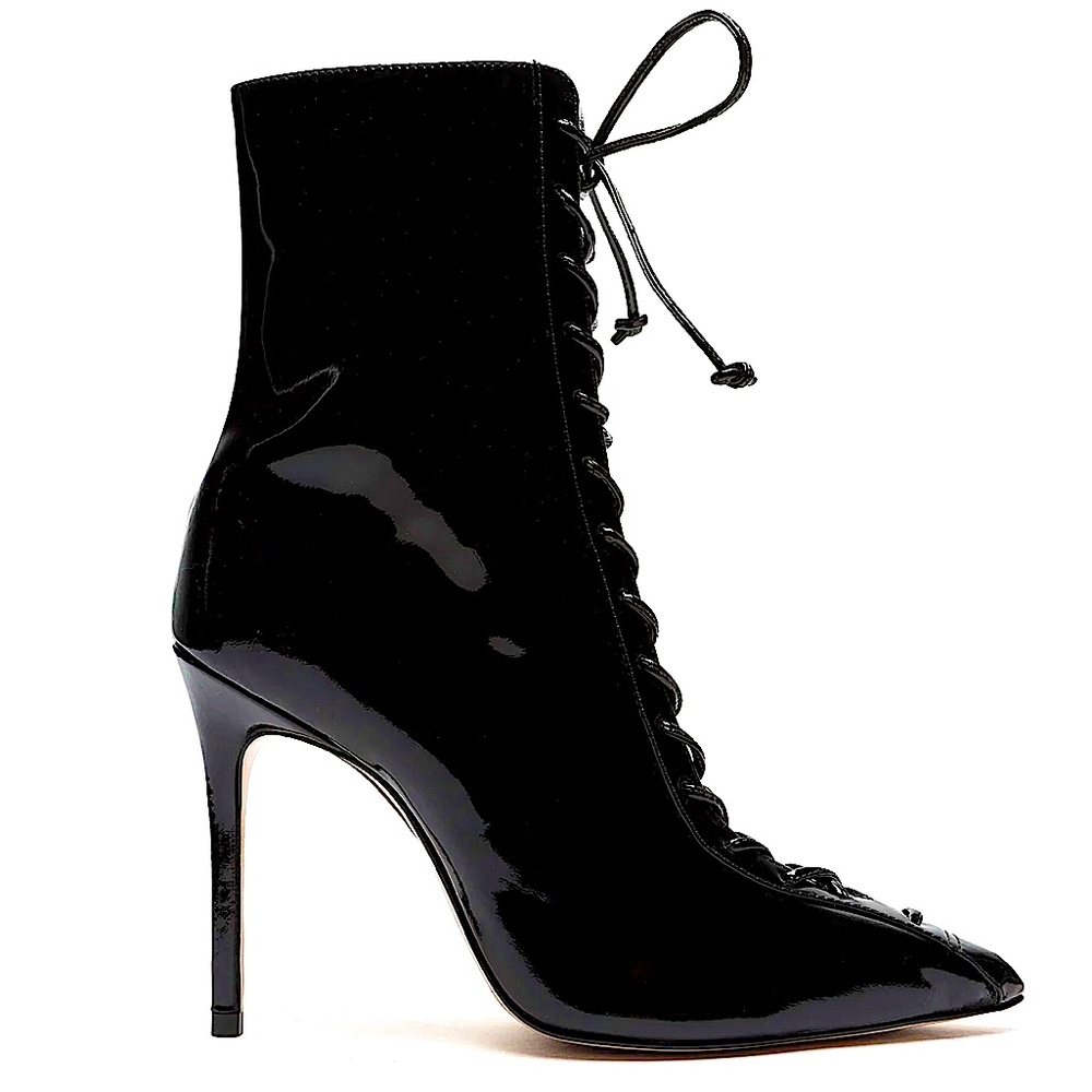 ⭐️SCHUTZ⭐️ANAIYA PATENT LEATHER BOOTIE SIZE: 7.5 HARD TO FIND W/ ORIGINAL BOX - Picture 5 of 6